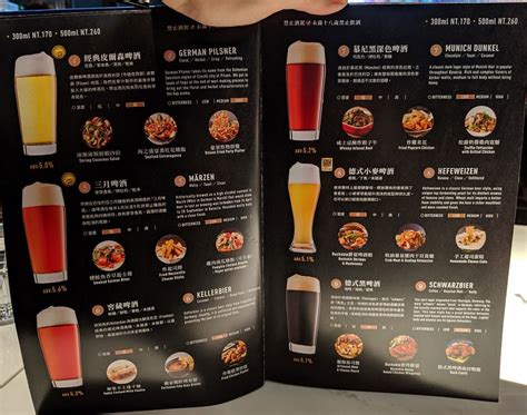 柏 克 金 啤酒 餐廳 菜單